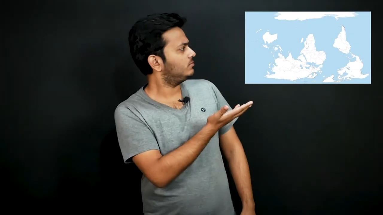 North is not up. The direction south, north, west and east have nothing to do with up and down
Video by YouTuber: Facts and Tales